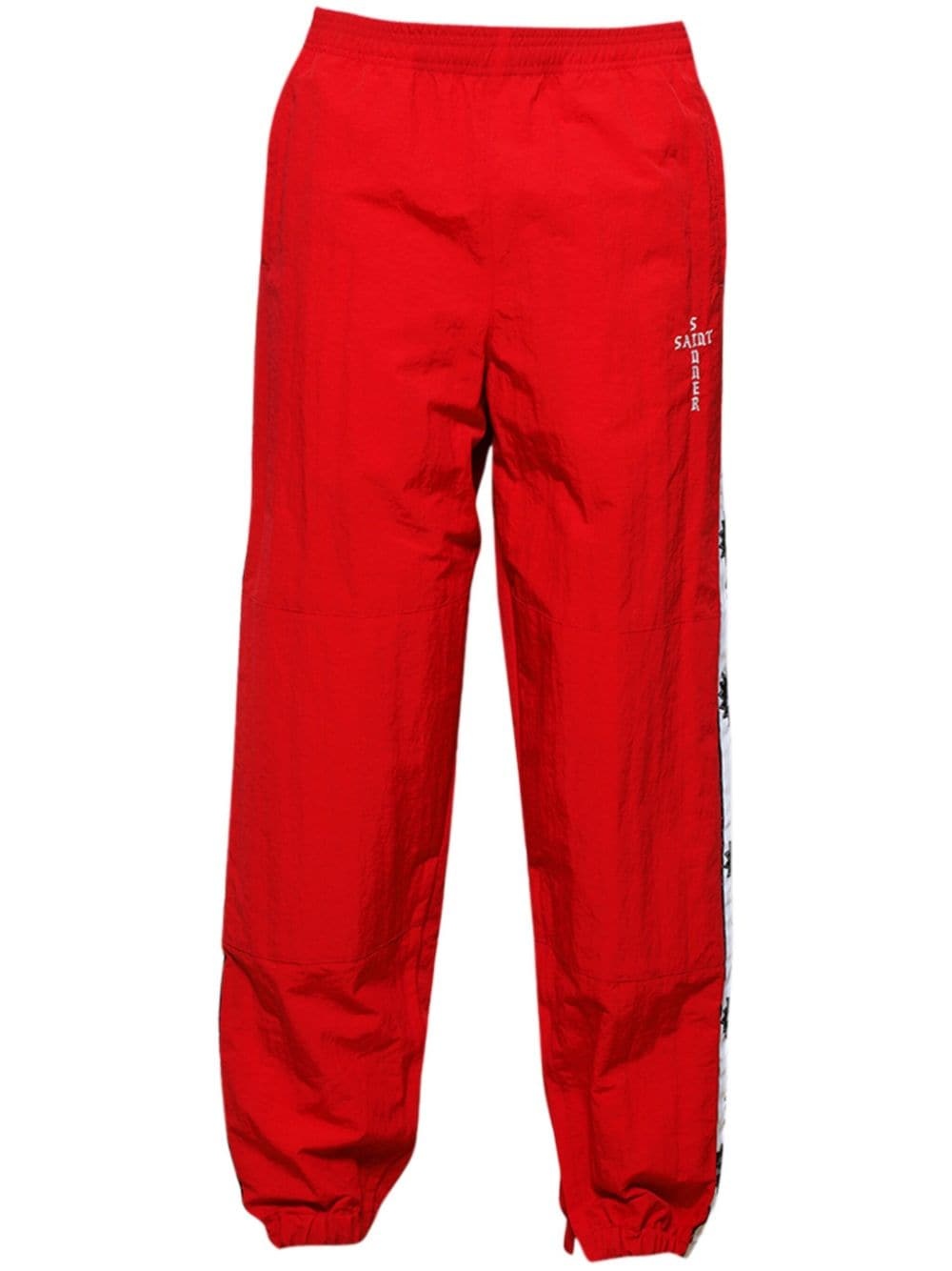 logo-tape track pants - 1