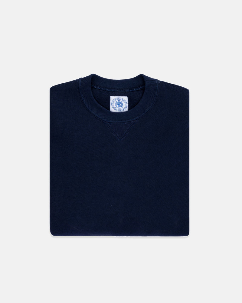 J. PRESS MADE-IN-USA NAVY HEAVYWEIGHT SWEATSHIRT outlook
