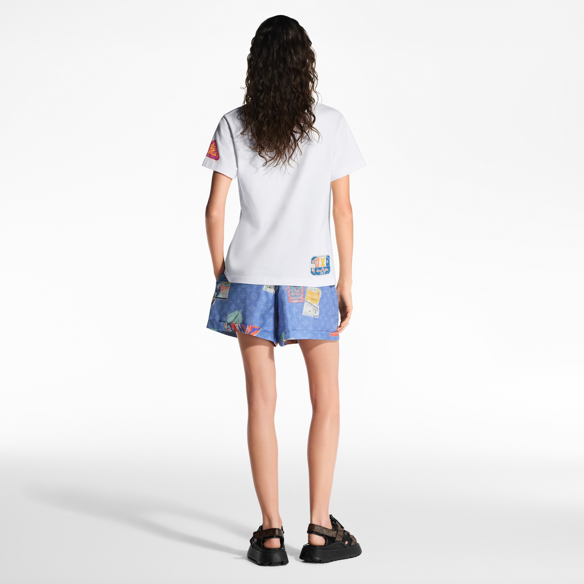 Travel Patch Print T-Shirt - 3