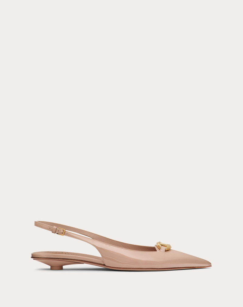 THE BOLD EDITION VLOGO SLINGBACK BALLERINA IN PATENT LEATHER 20MM 1