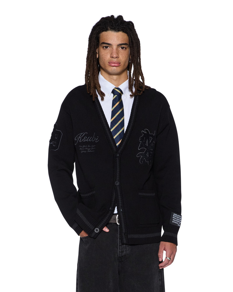 PLAYOFF CARDIGAN BLACK 1
