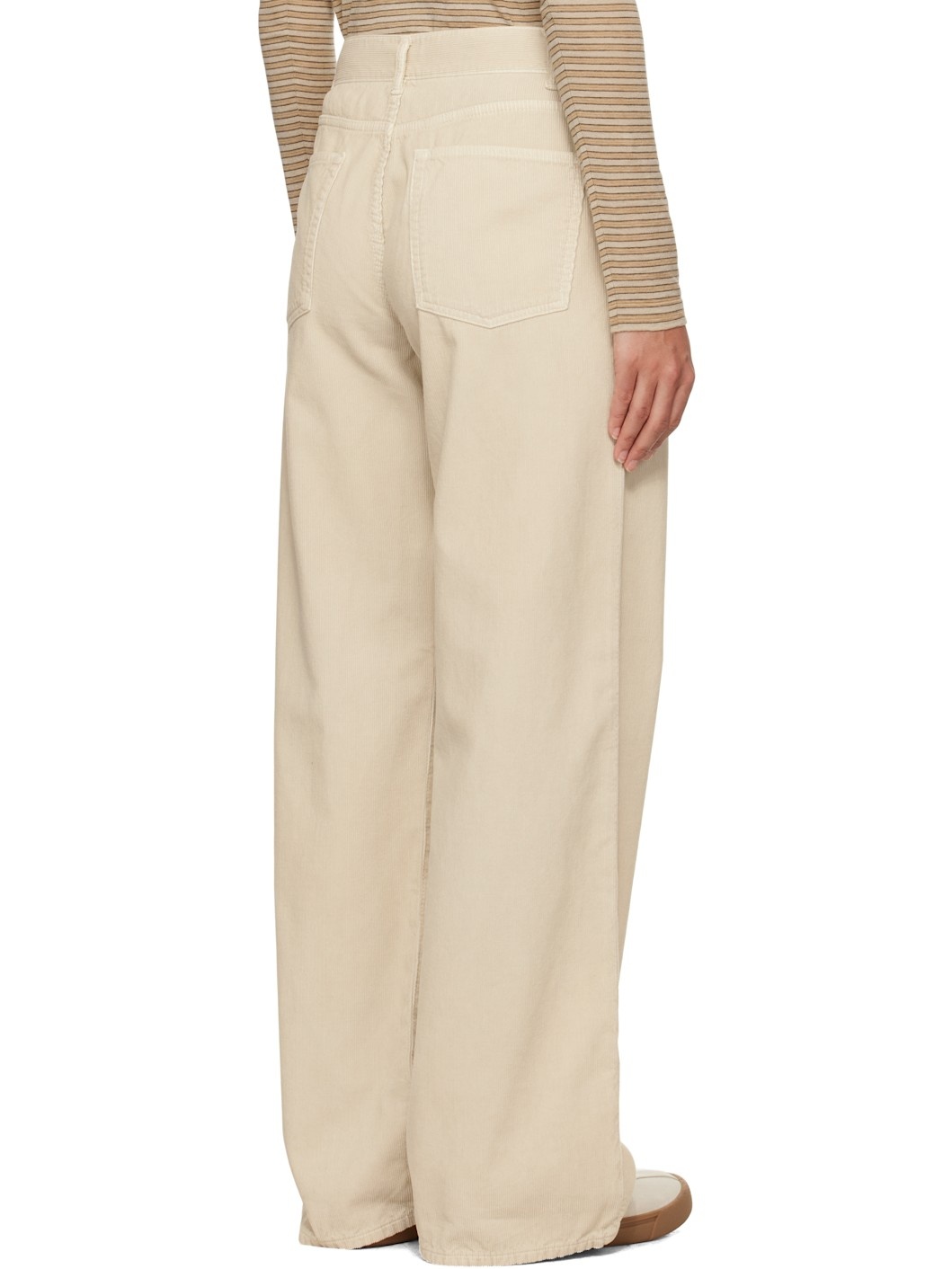 Beige Eglitta Trousers - 3