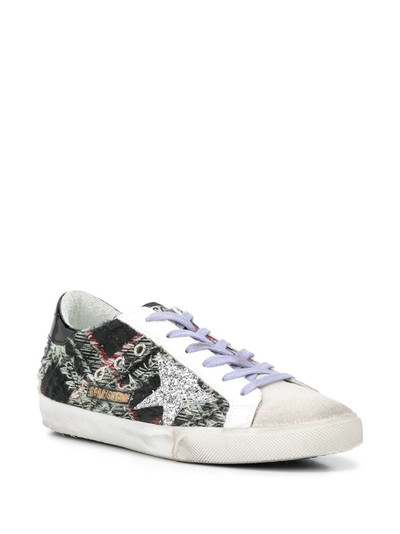 Golden Goose Superstar check pattern  sneakers  outlook