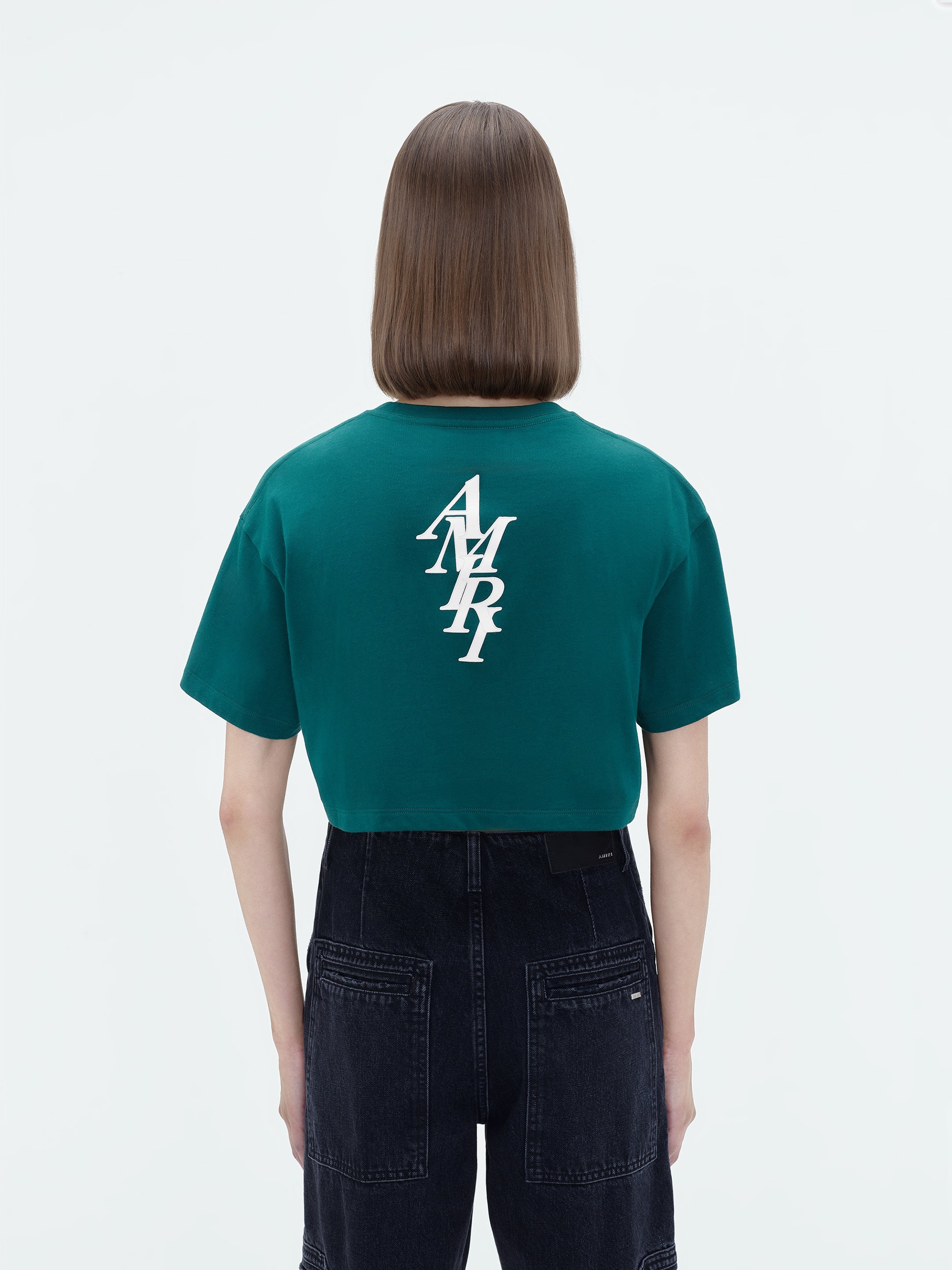 AMIRI STACK CROPPED TEE - 5