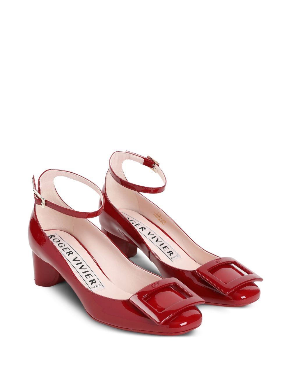 45mm buckled pumps - 2