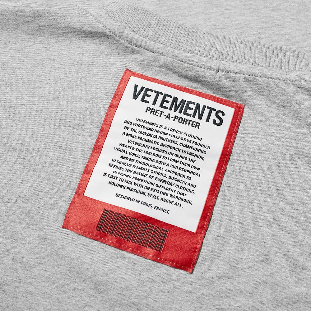 VETEMENTS Oversize Logo Patch Tee - 2