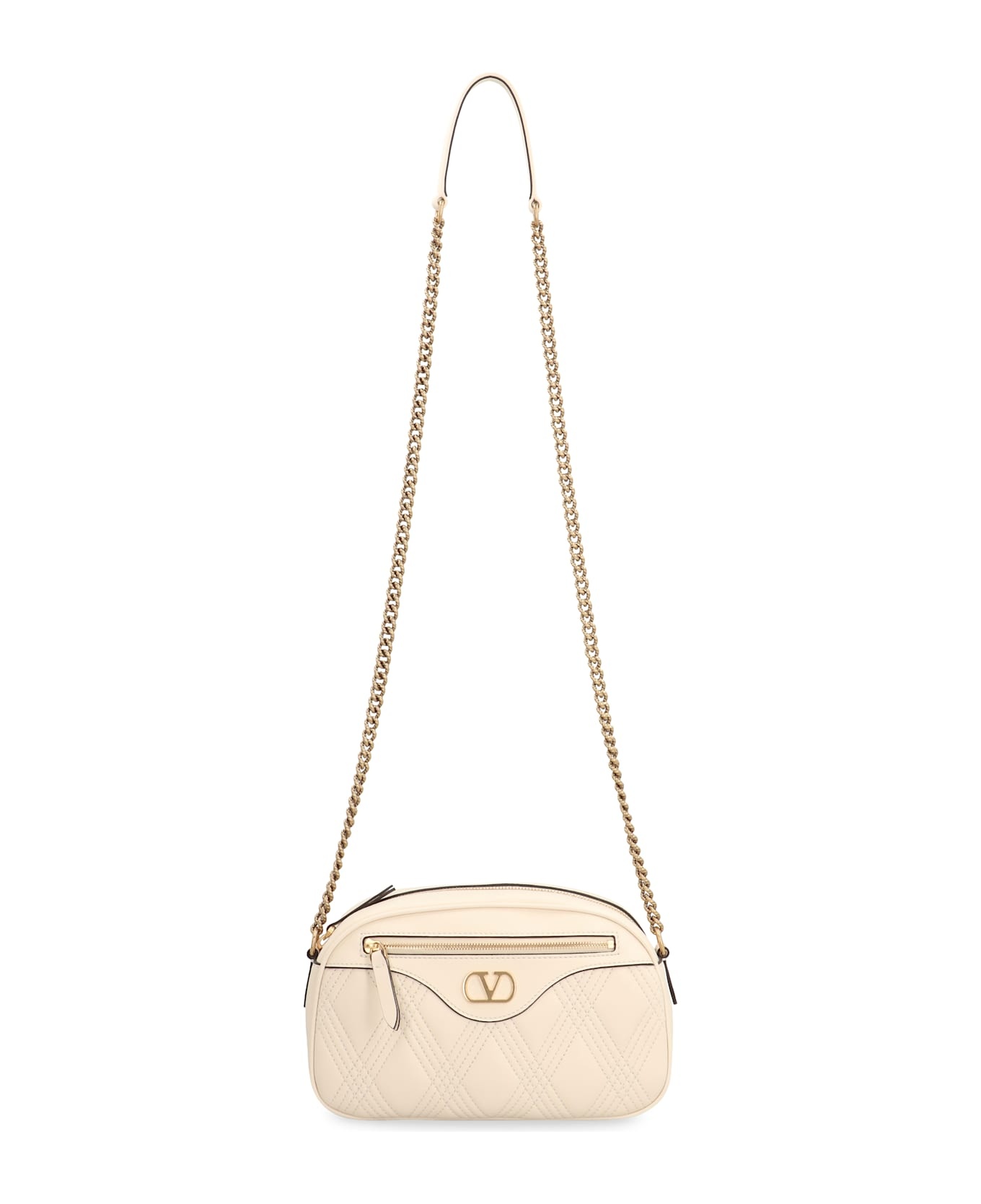 Valentino Garavani - Quiltie 67 Leather Shoulder Bag - 5