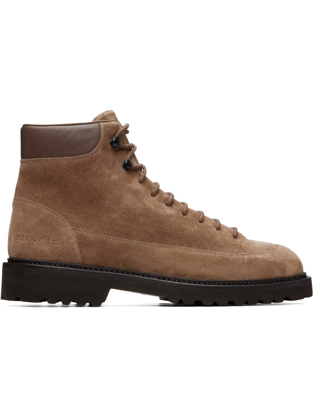 Taupe Suede Hiker Boots - 1