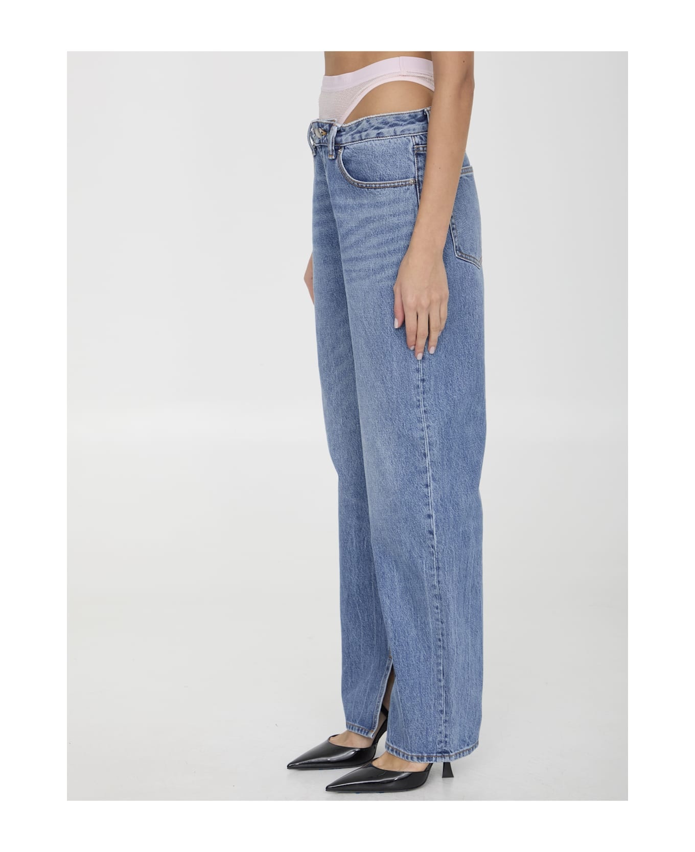 Pre-styled Underwear Jeans - 2