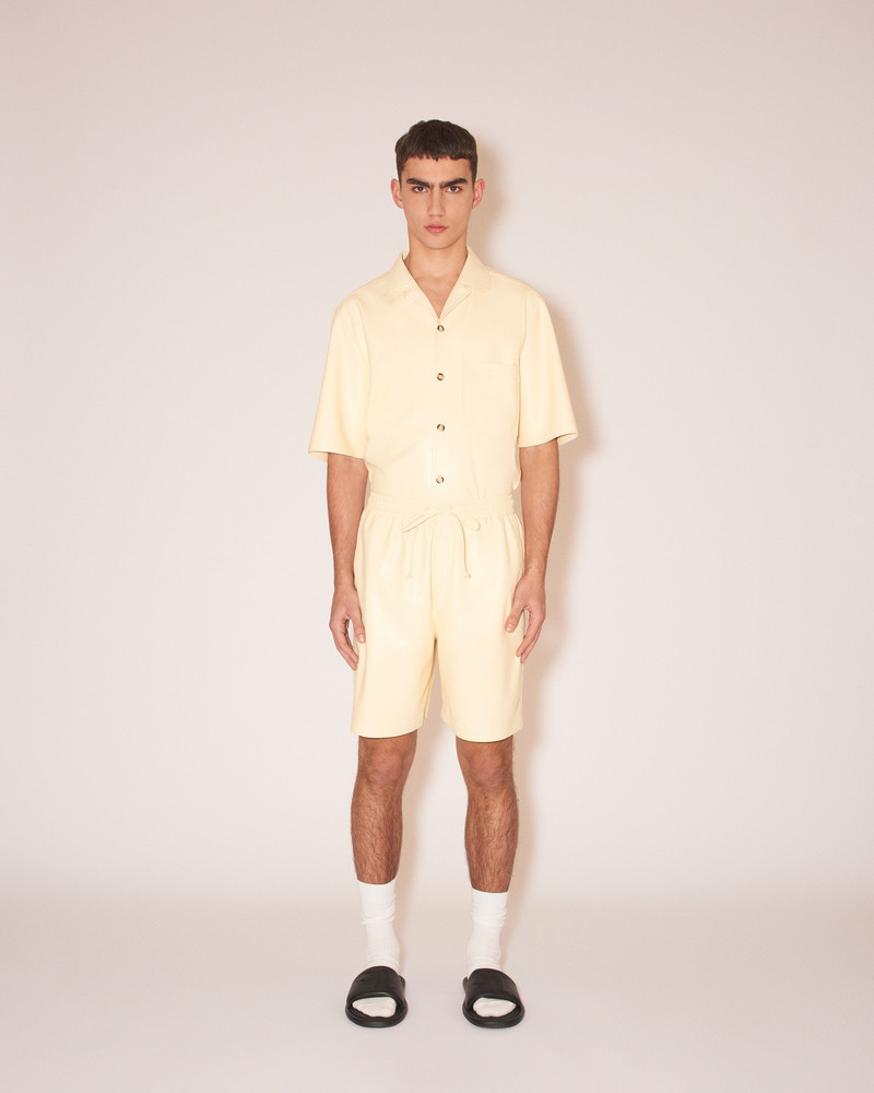 Nanushka BODIL - Vegan leather shirt - Vanilla outlook