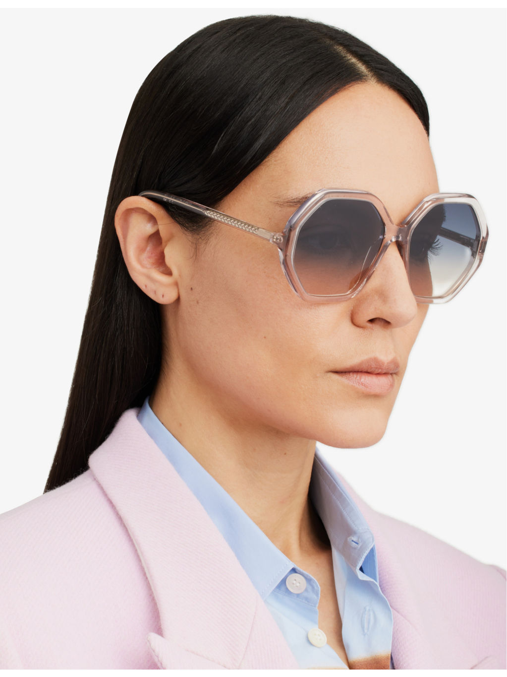 CH0008S acetate round frame sunglasses - 2