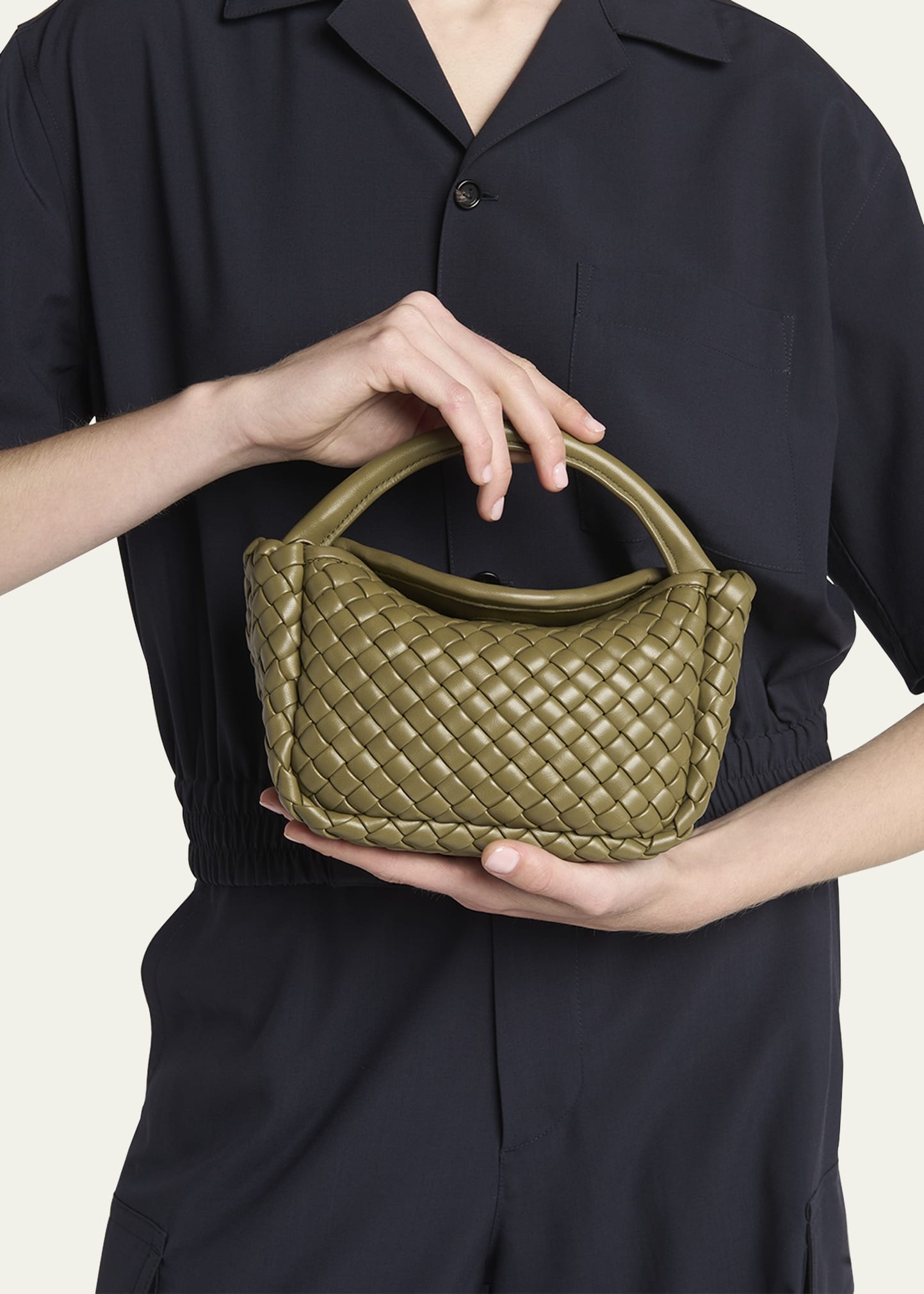 Cobble Mini Leather Top-Handle Bag - 2