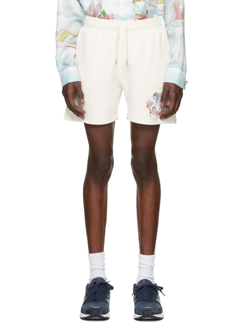 White Fujita San Shorts - 1