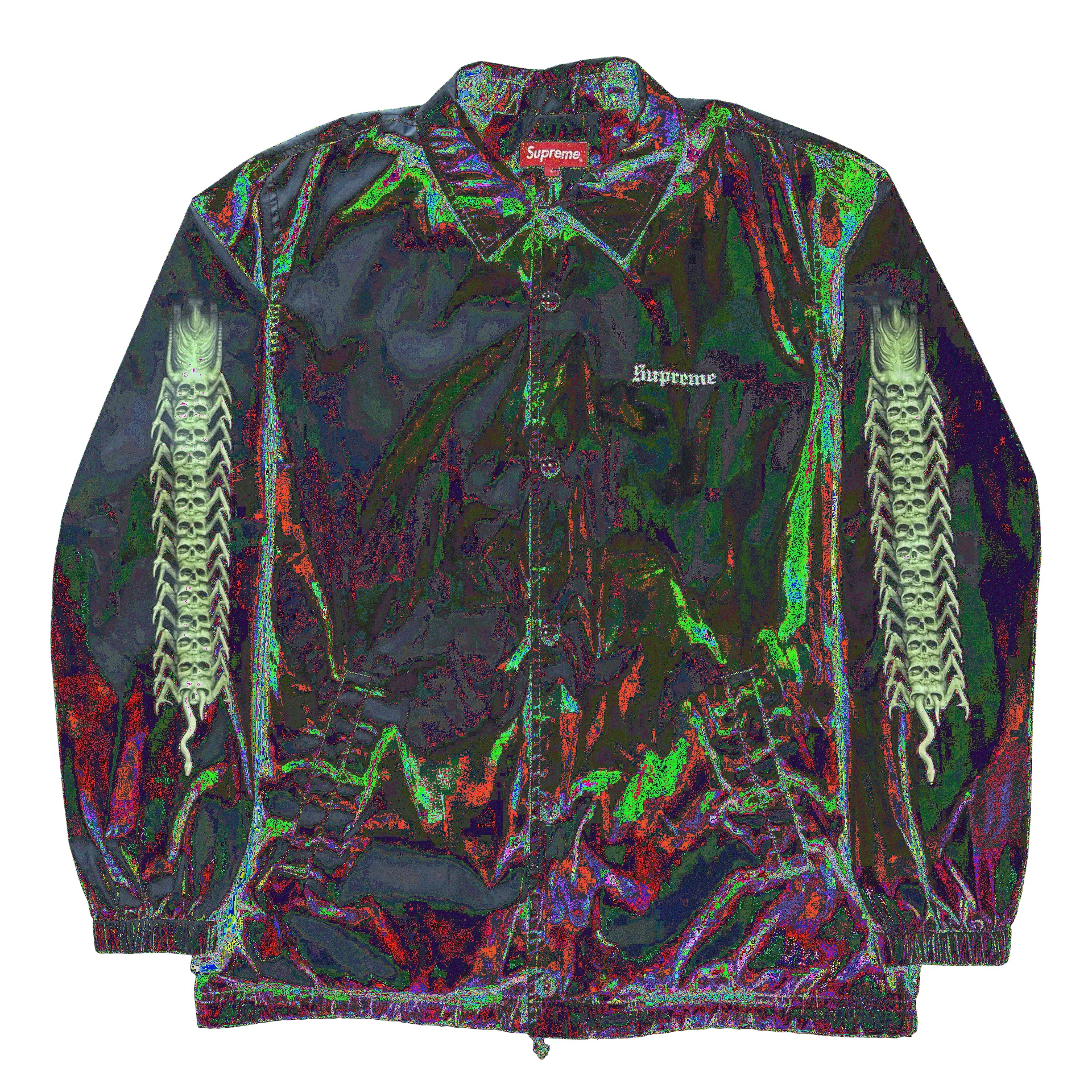 Supreme X H.RZ Geiger Coach Jacket AW14 SZ L - 1