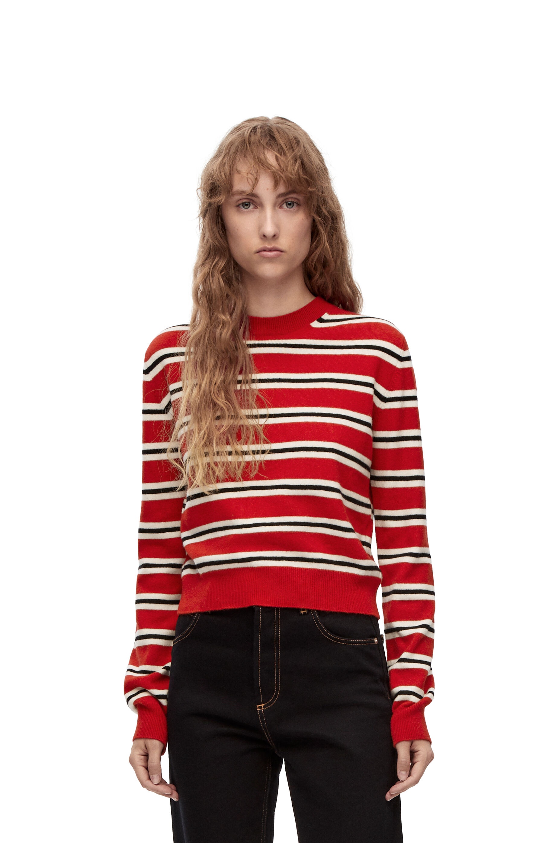 Stripe sweater in wool - 3