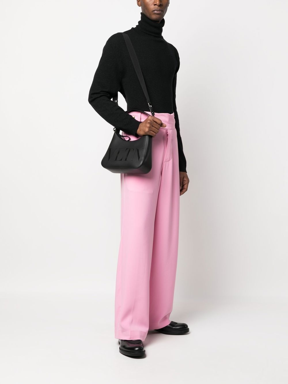 logo-print shoulder bag - 2