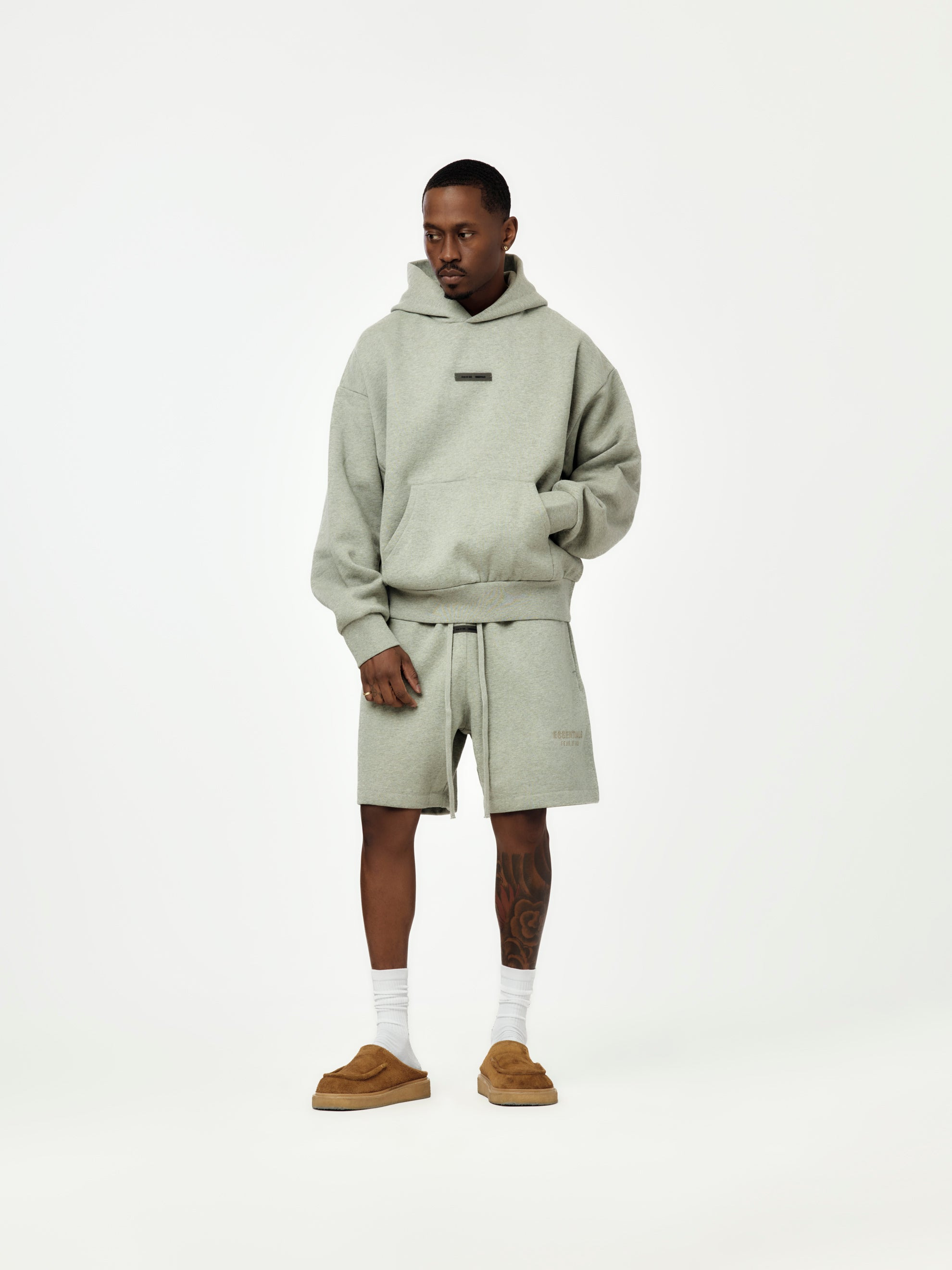 CLASSIC FLEECE SWEATSHORT (CONCRETE) - 4