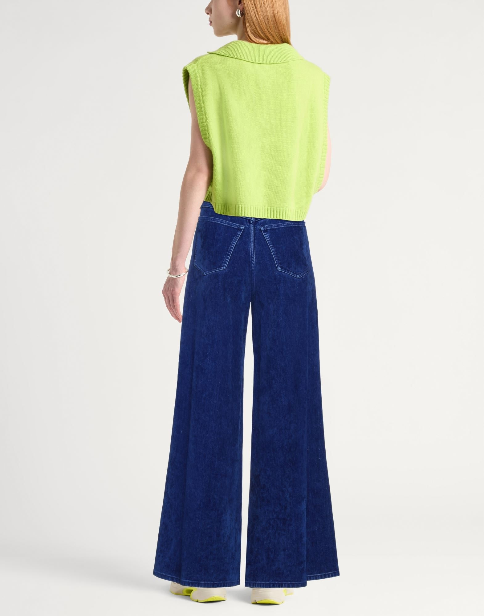 Bright blue Women's Casual Pants - 3