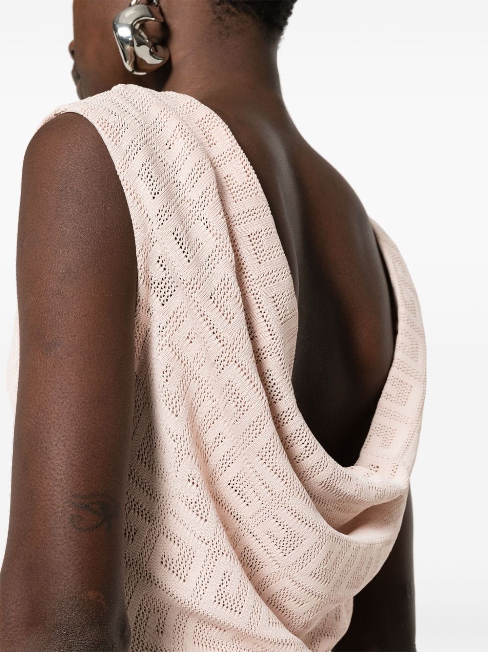 4G-patterned midi dress - 5