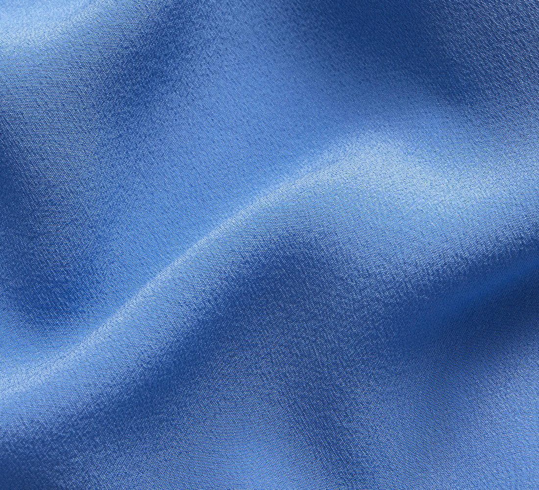 Bowling Shirt - Powder Blue Silk - 4