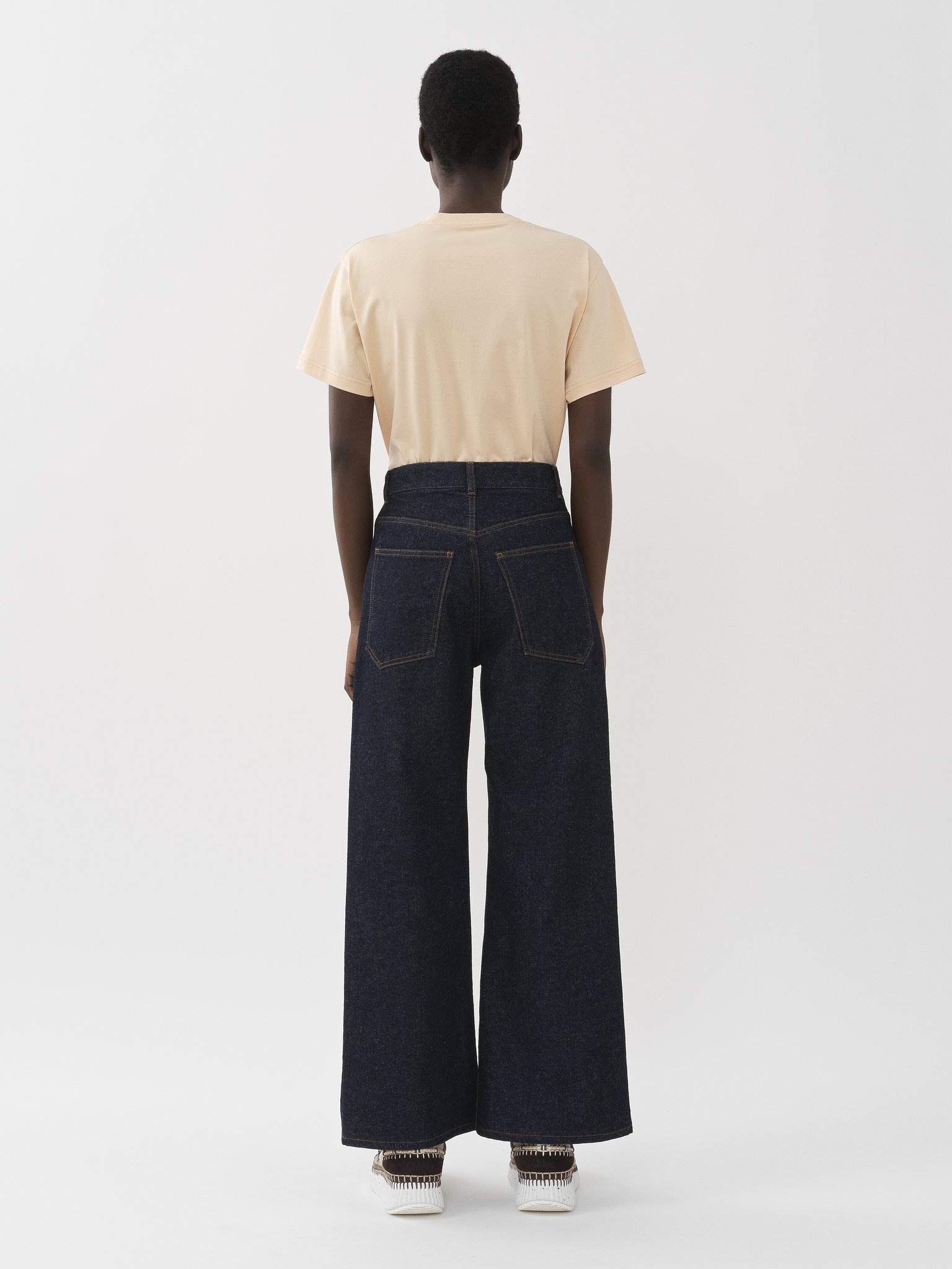 "STROMBOLI" WIDE CROPPED JEANS - 4