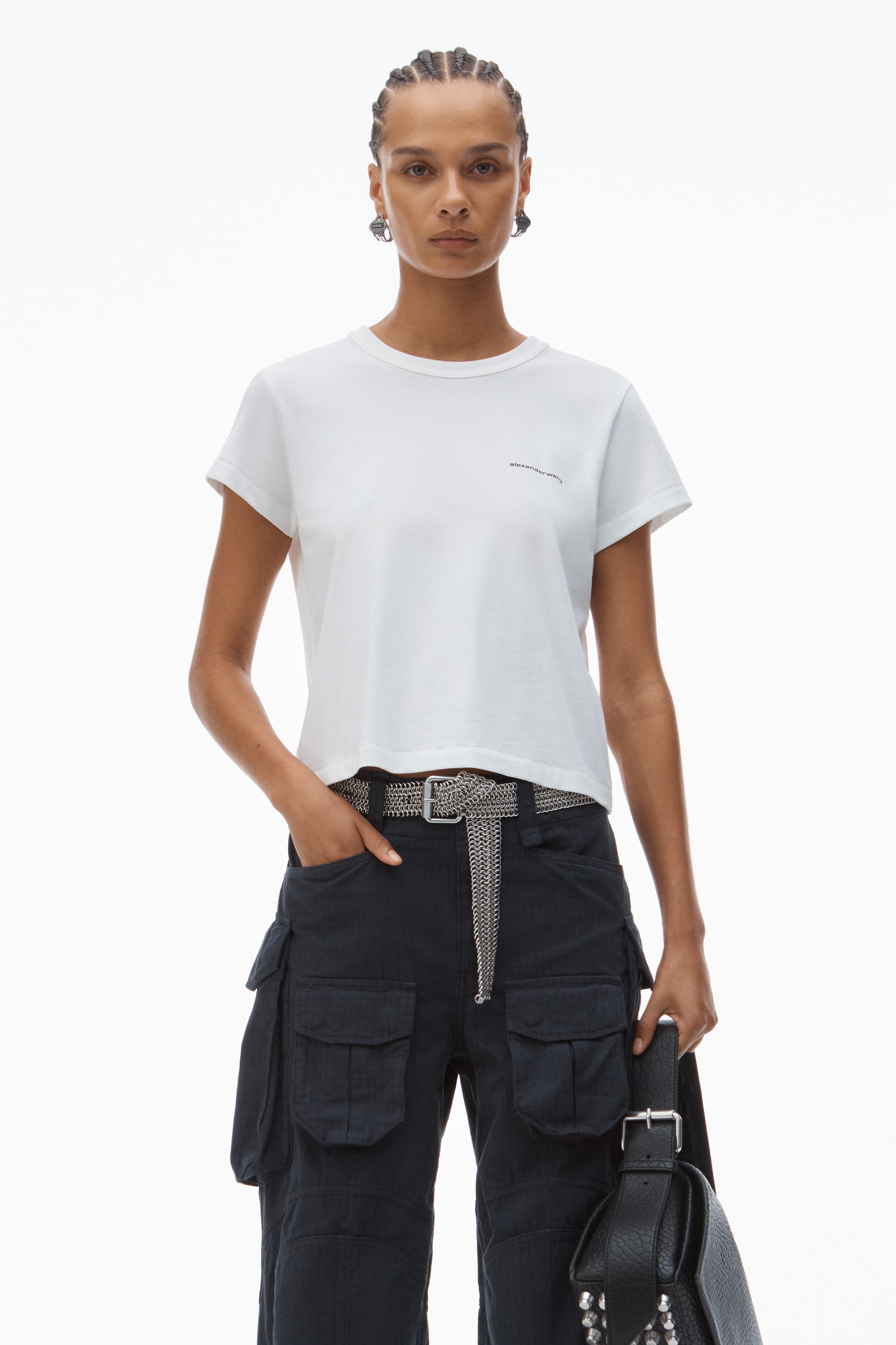 SHRUNKEN TEE IN HIGH TWIST JERSEY - 2