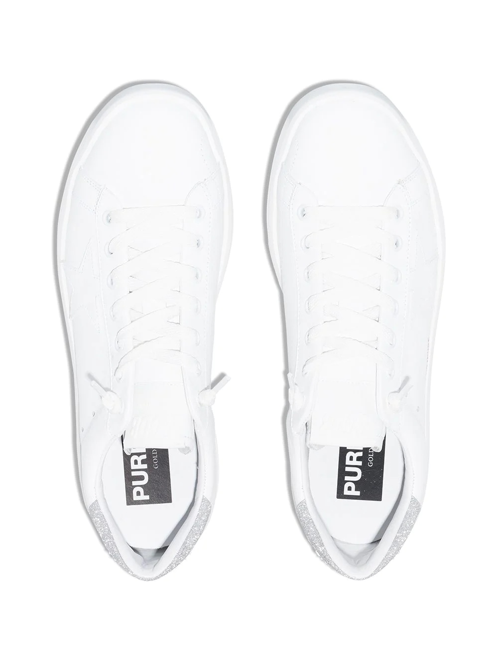 Purestar glitter detail sneakers - 4