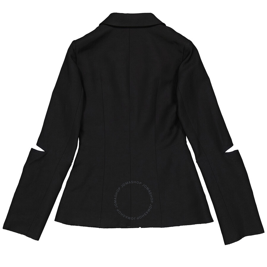 Loewe Ladies Tie-cut Sleeve Panel Linen Jacket - 2