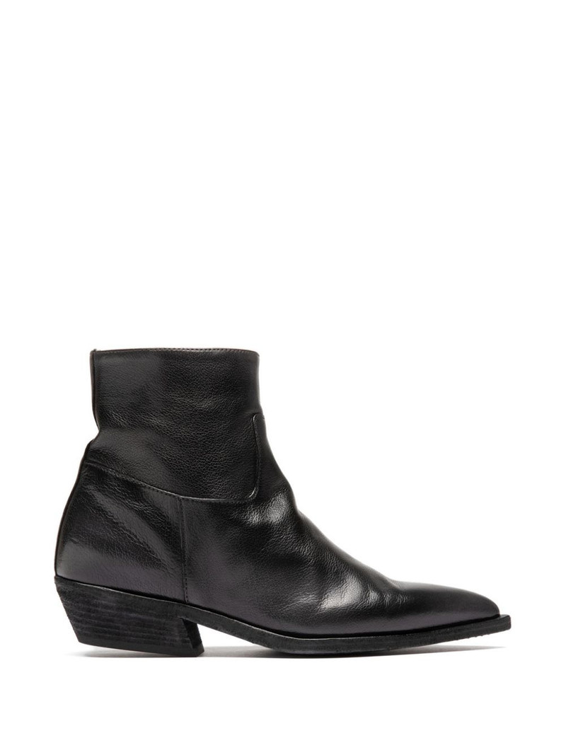 Noelie DD pointed-toe leather boots 1