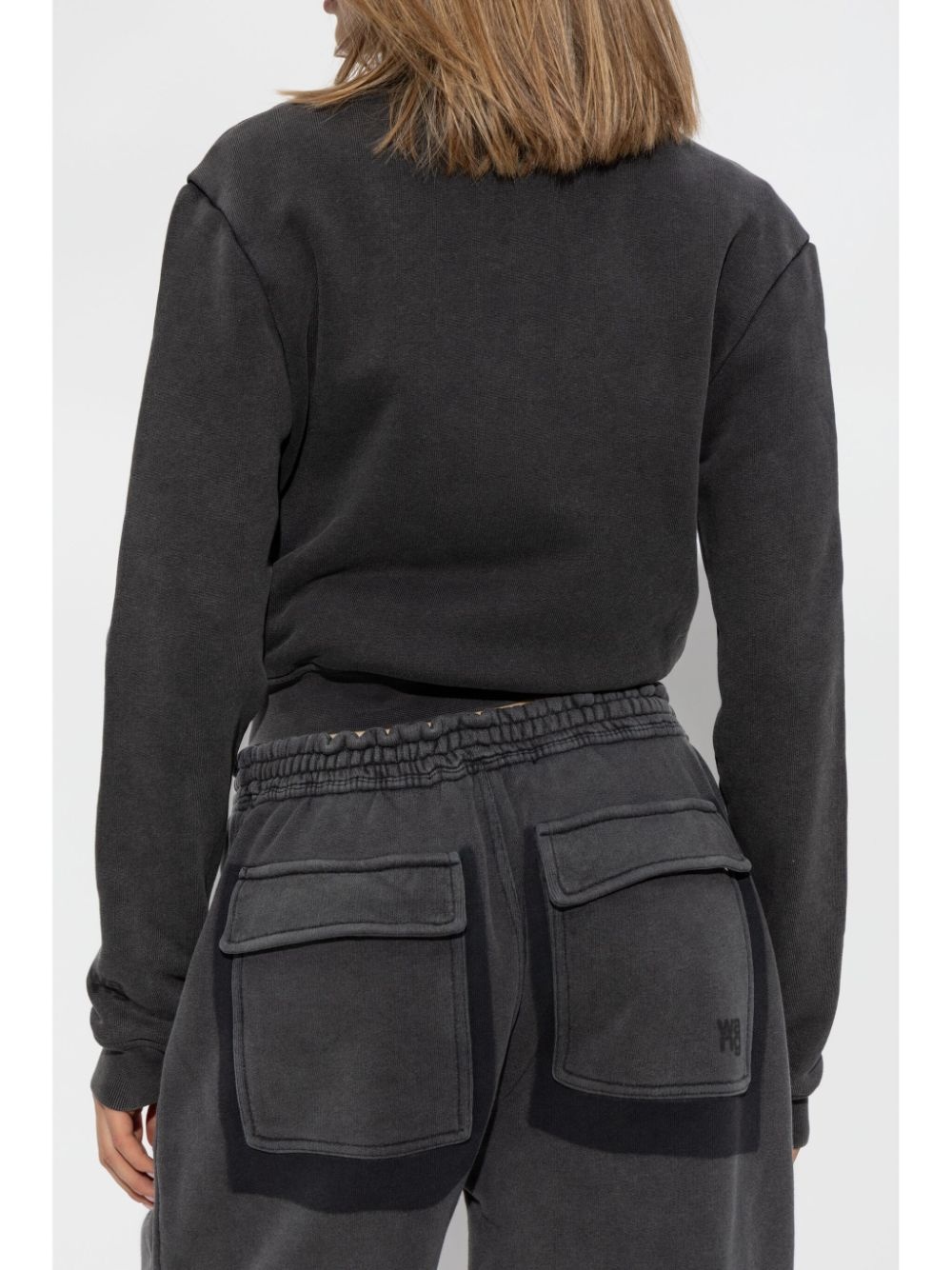 cropped cotton jacket - 4