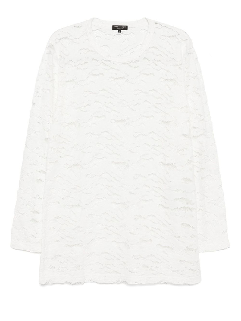 lace embroidery t-shirt 1