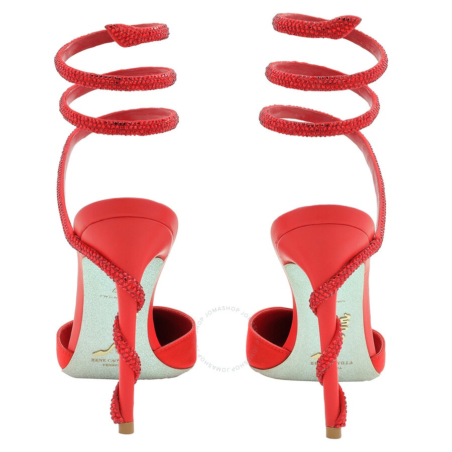 Rene Caovilla Margot 105 Satin Pumps - 3