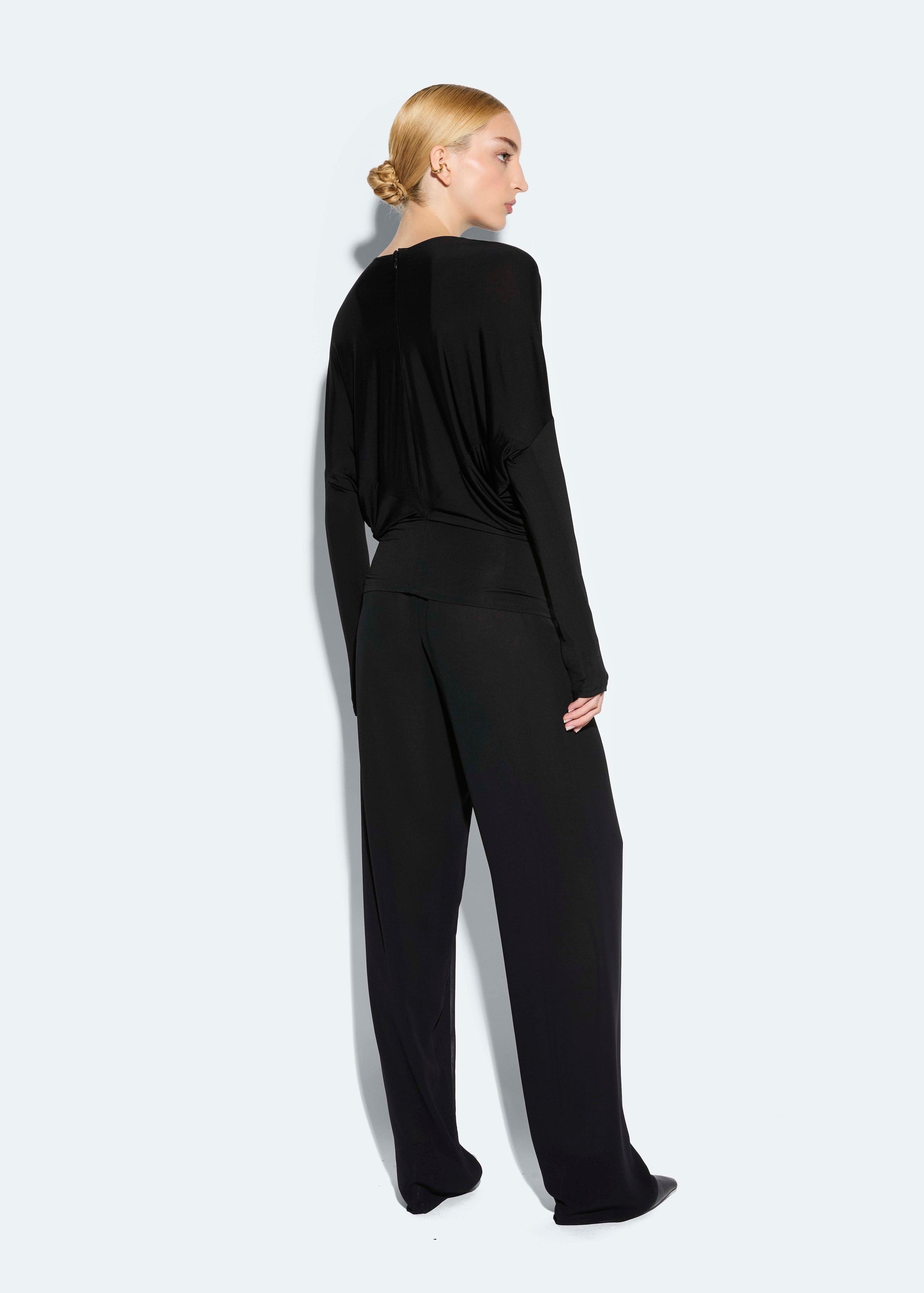 Jersey Blouson Top - 3