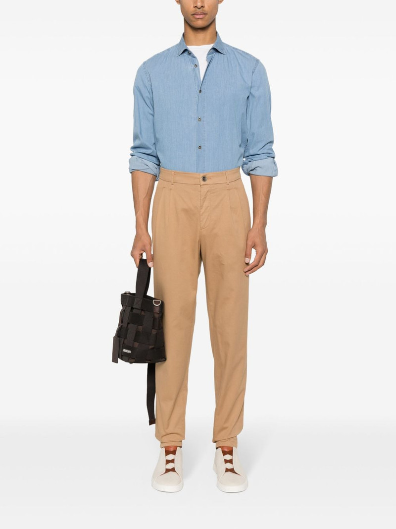 PESERICO tapered chino trousers outlook