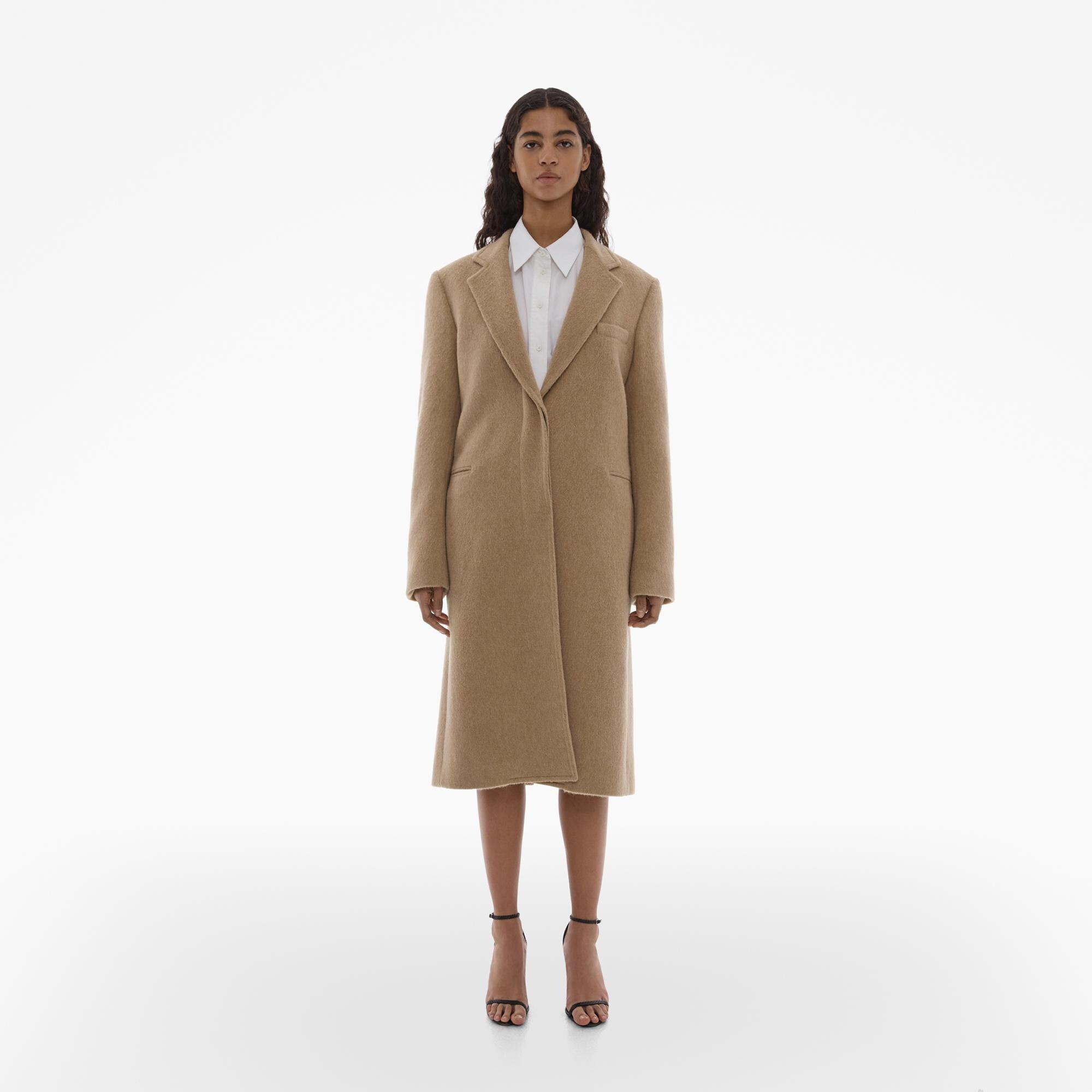 Helmut lang store wool blend coat