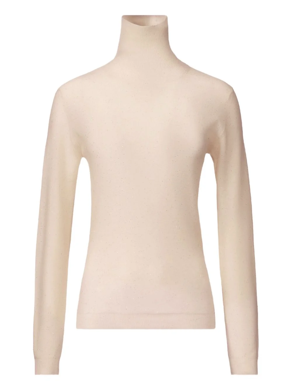 sequin-embellished roll-neck jumper - 1