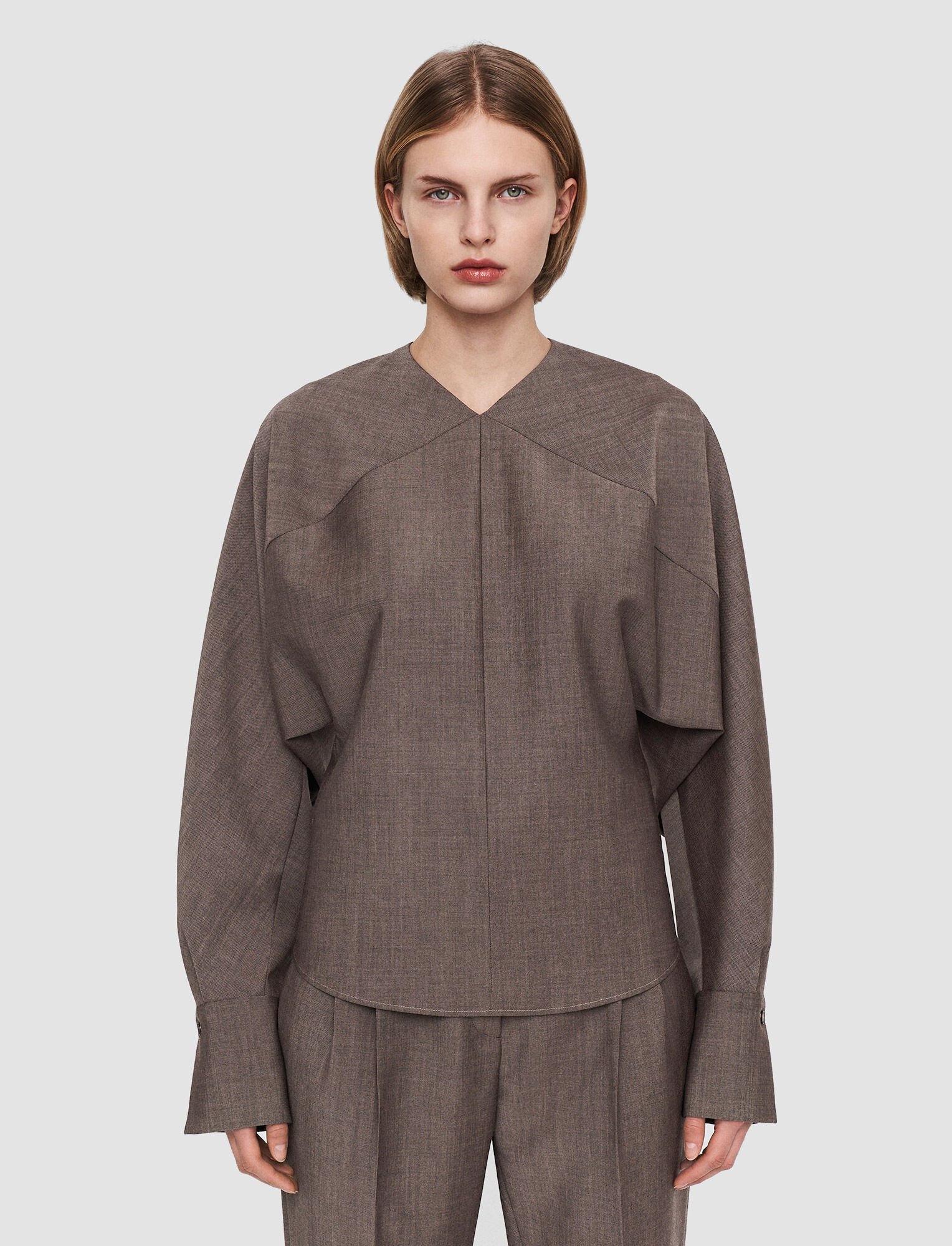 Tailoring Wool Burnaby Blouse - 3