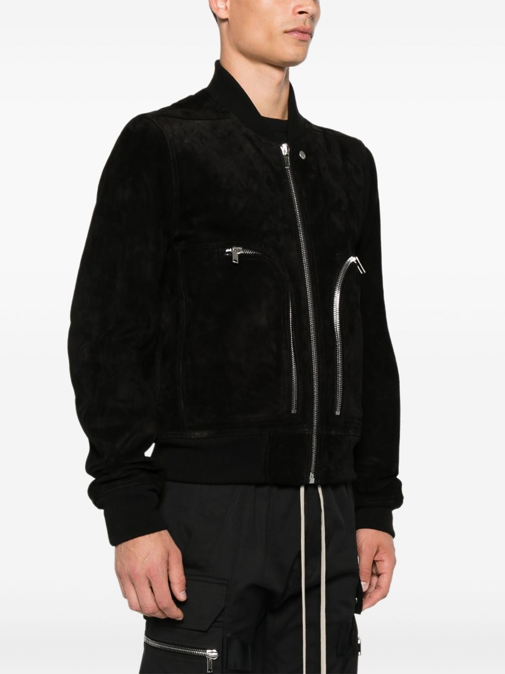 Bauhaus leather bomber jacket - 3