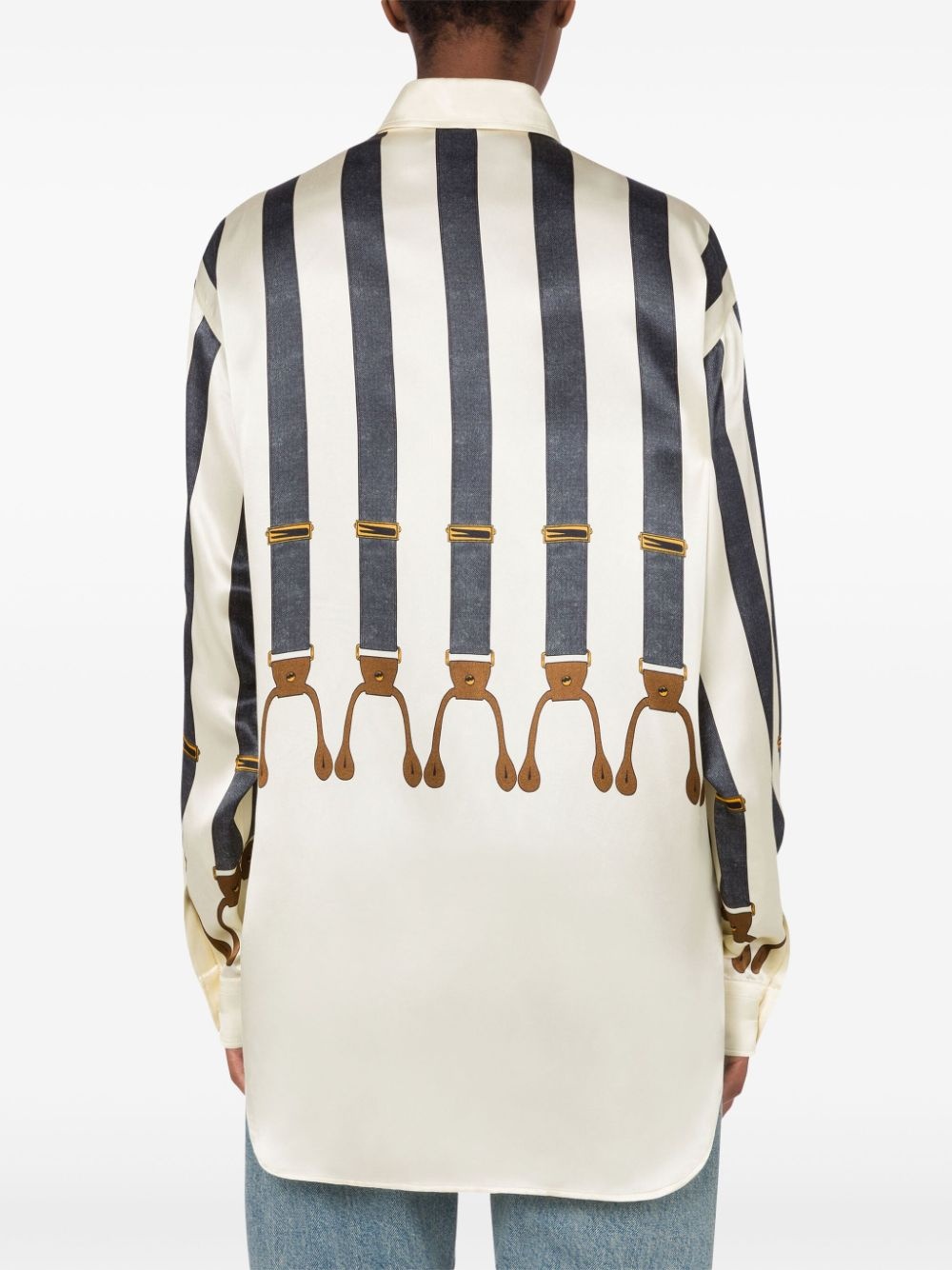 Belt Print Shirt - 3