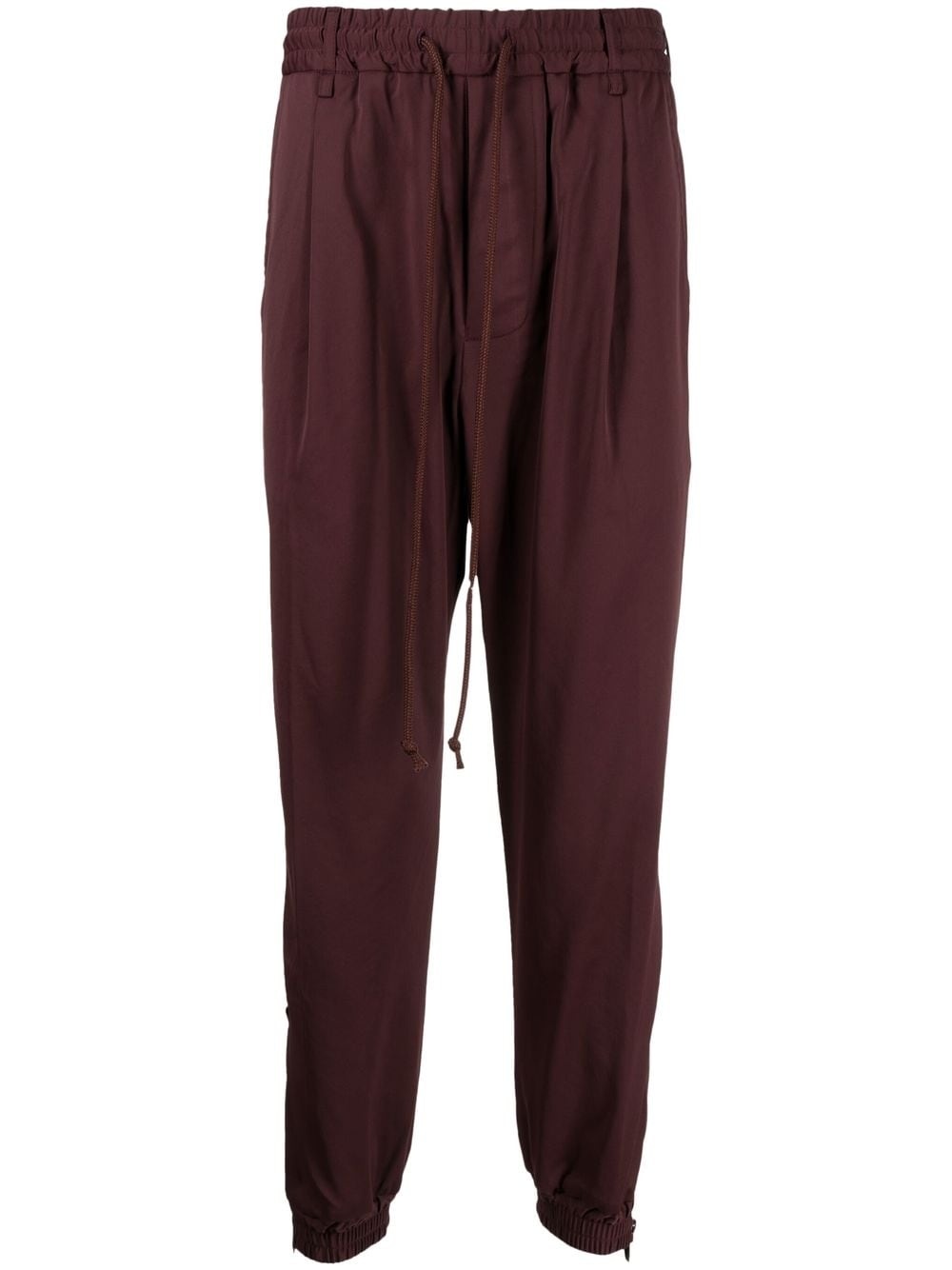 drawstring-waist track pants - 1