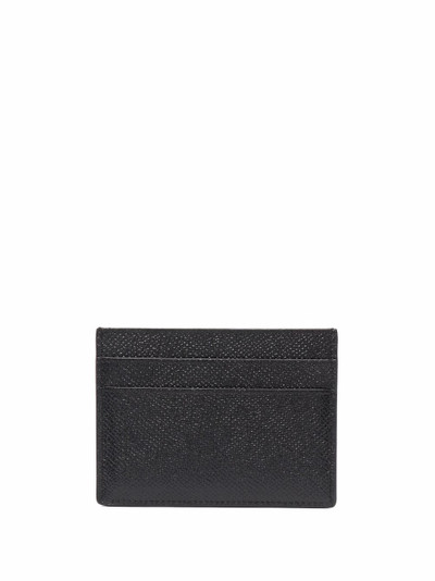 BALENCIAGA logo-plaque textured-finish cardholder outlook