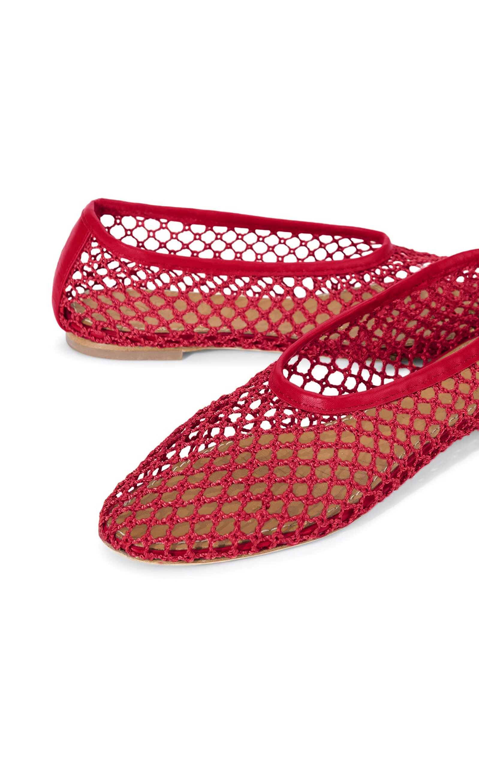 Alba Netted Ballet Flats red - 4