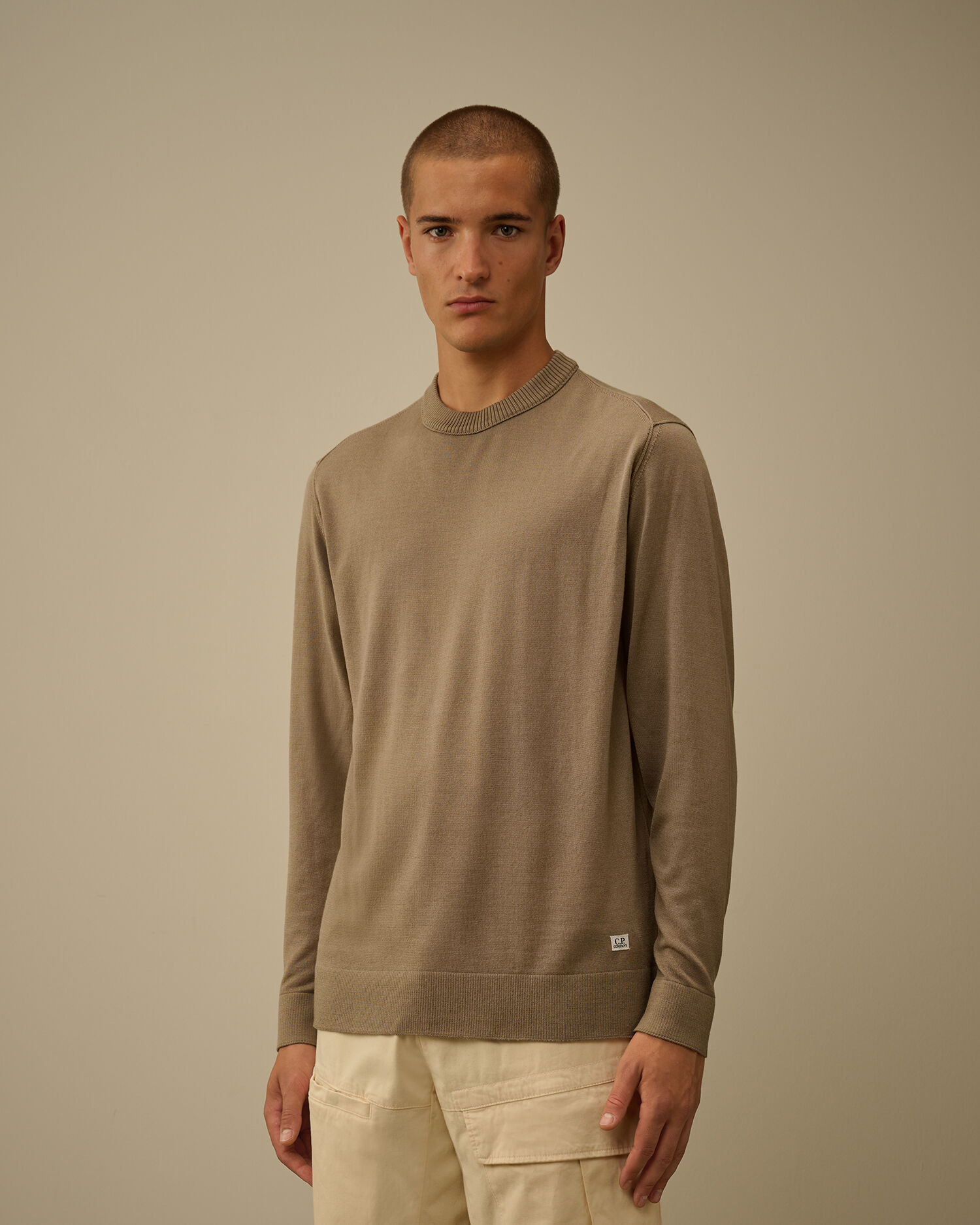 Silk Ultrafine Merino Wool Crewneck Sweater - 3