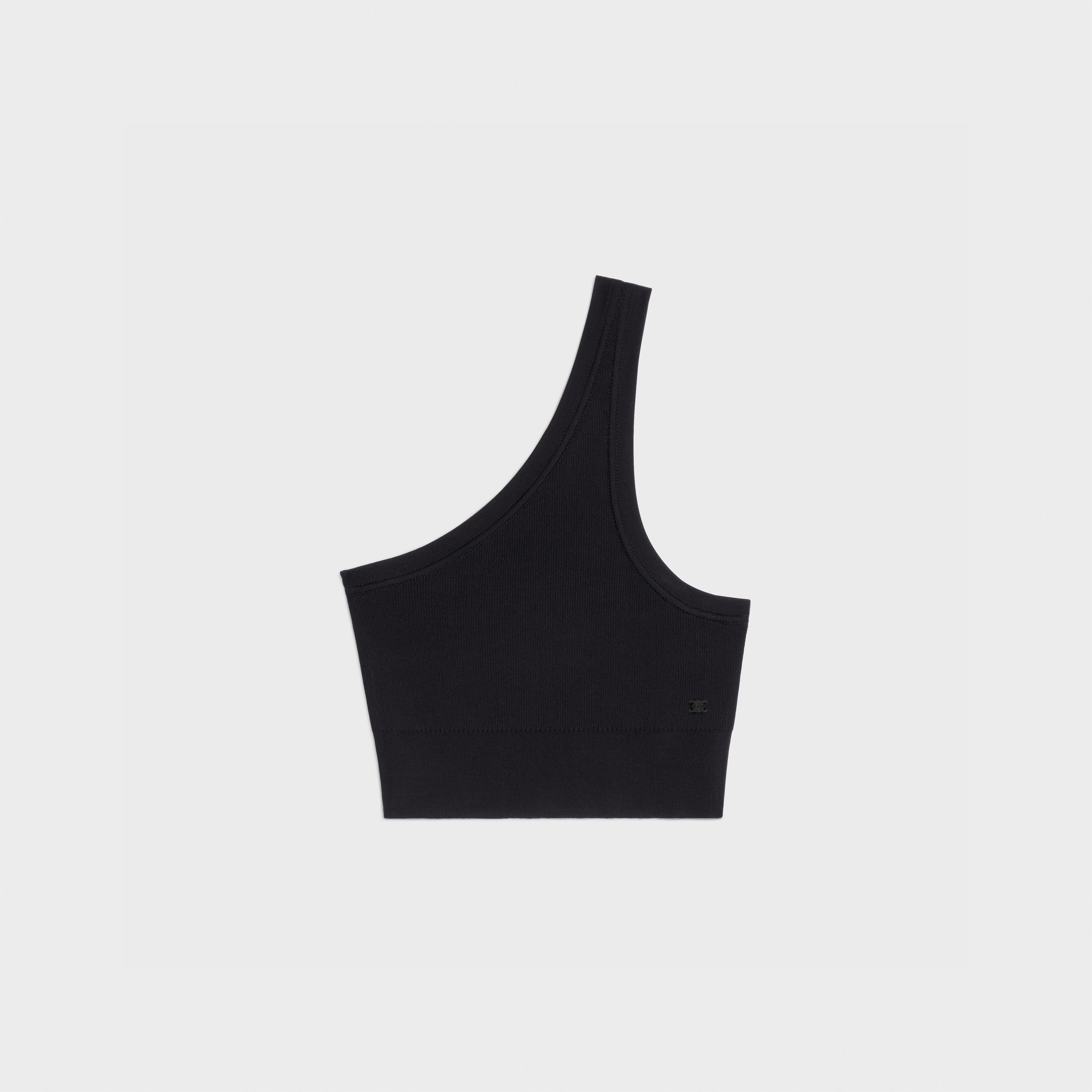 CROP TOP IN UNDERPINNING SILK - 1