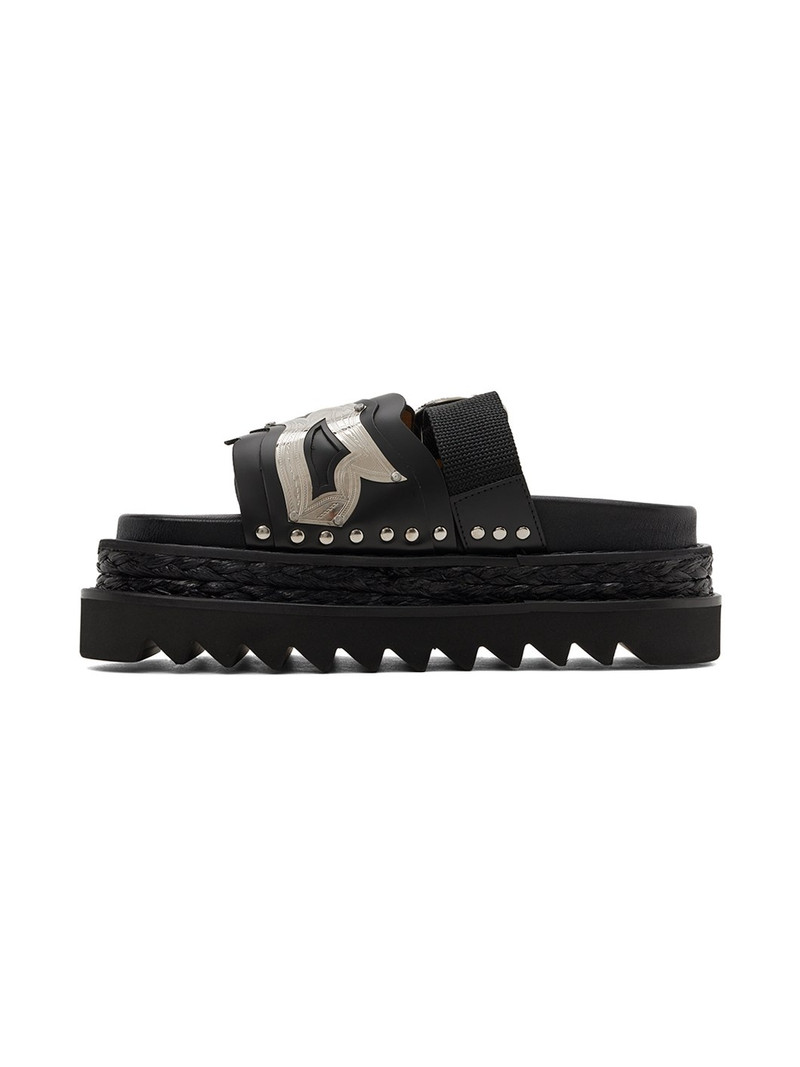 stud-embellished flatform sandals 3