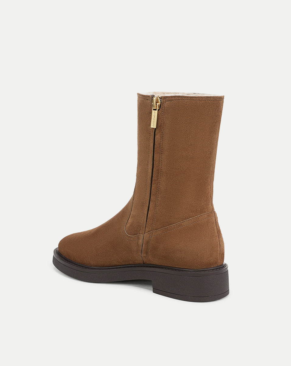 CRESWELL SHEARLING BOOTIE BOOT - 5