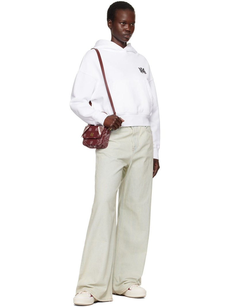 AMIRI White MA Core Logo Hoodie outlook