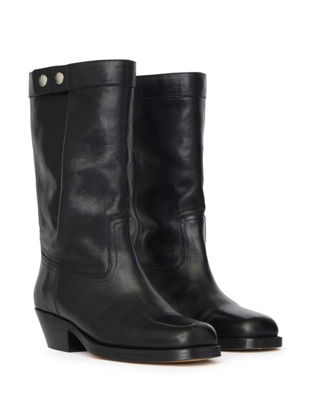 leather boots - 2
