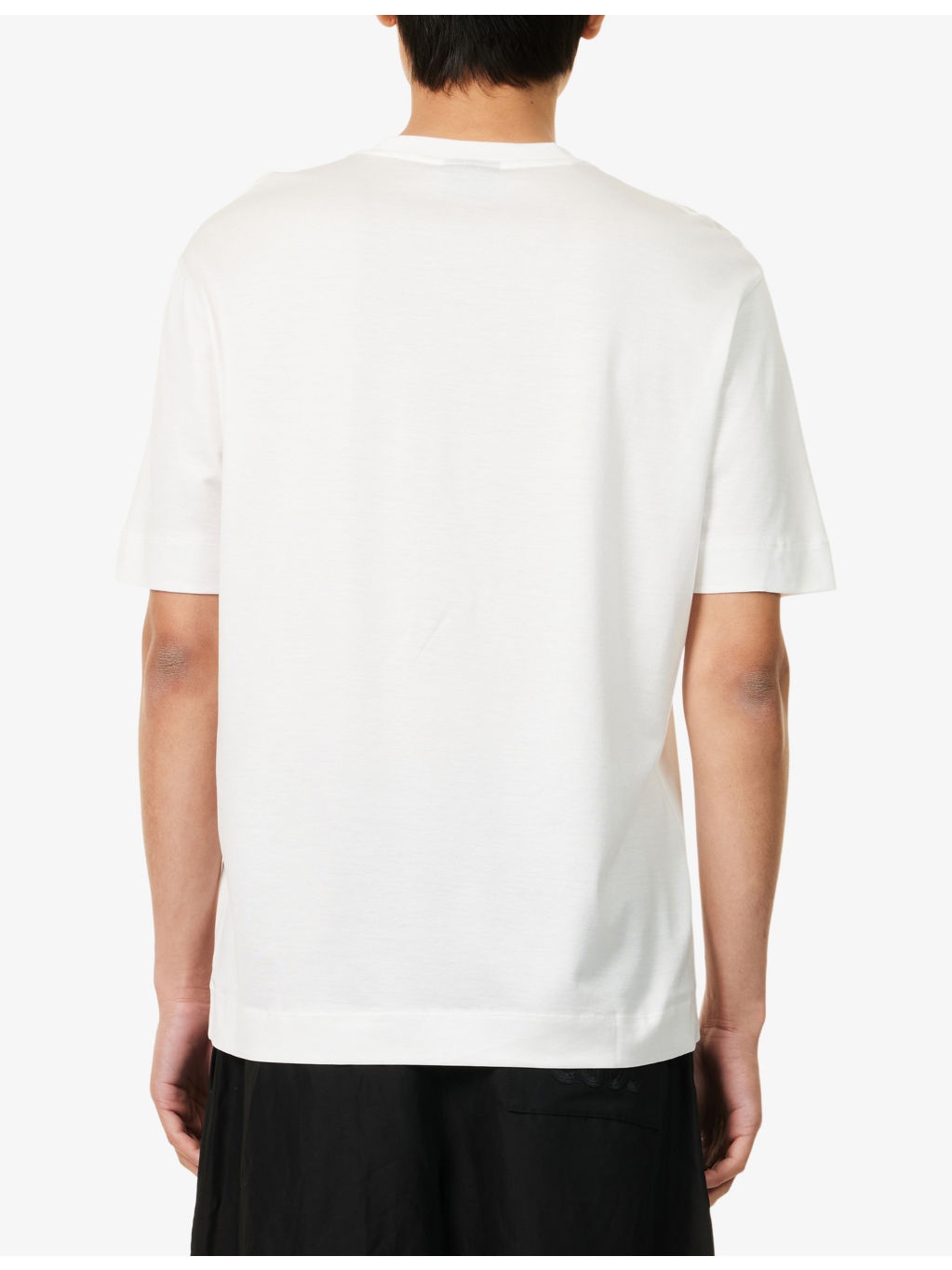 Logo-Print Crewneck Cotton-Blend T-shirt - 4