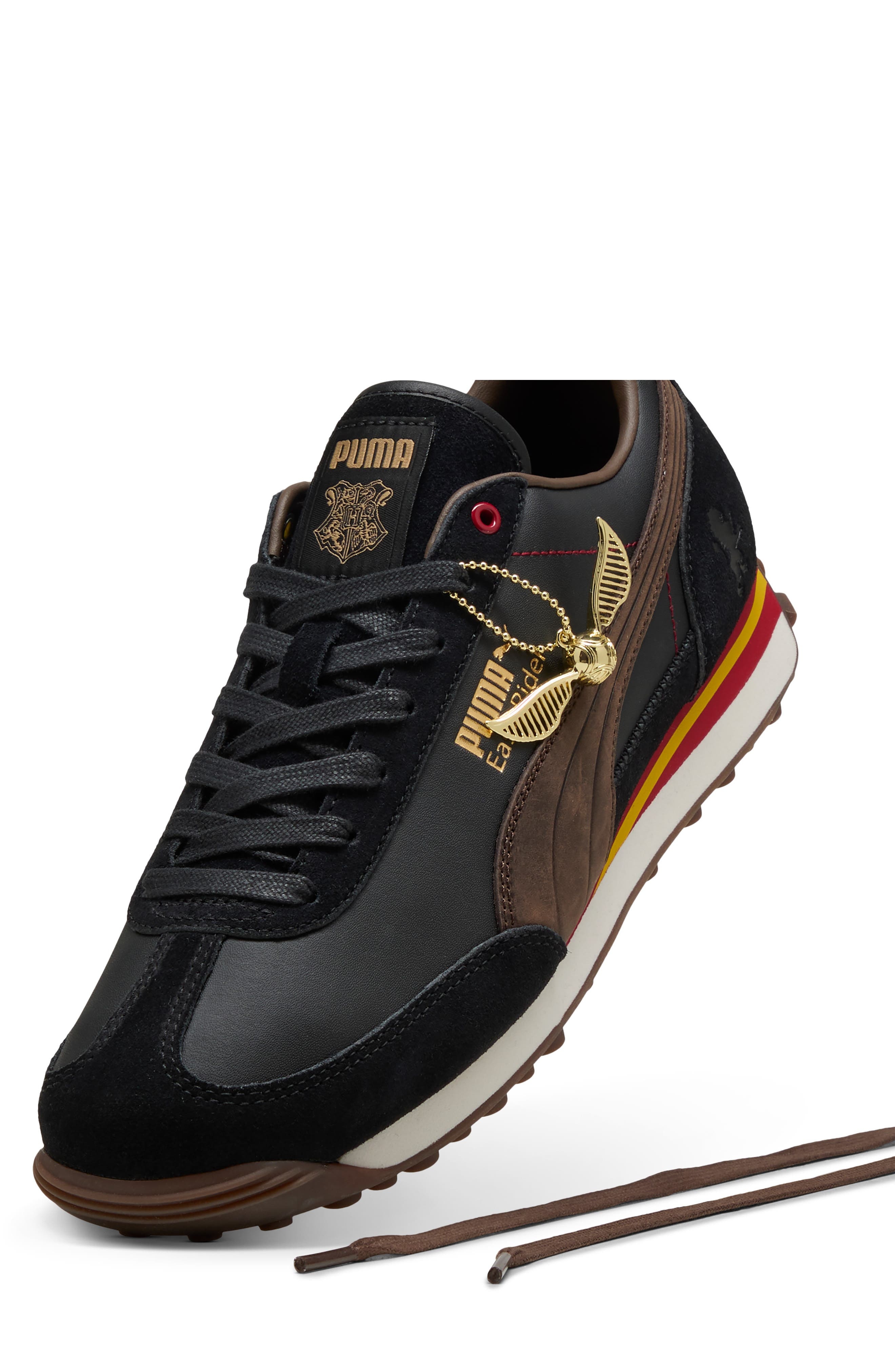 PUMA x Harry Potter™ Easy Rider Sneaker in Puma Black-Chocolate at Nordstrom - 5